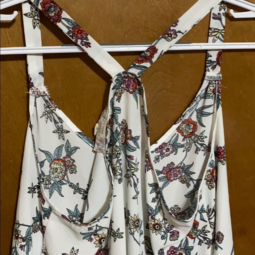 White Floral Racerback - Picture 3 of 3
